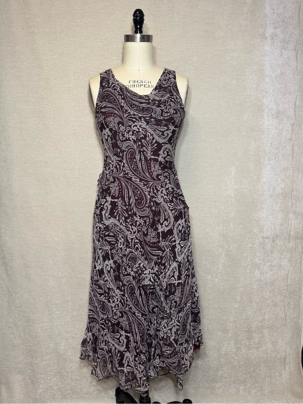 Vintage Y2K Paisley Dress